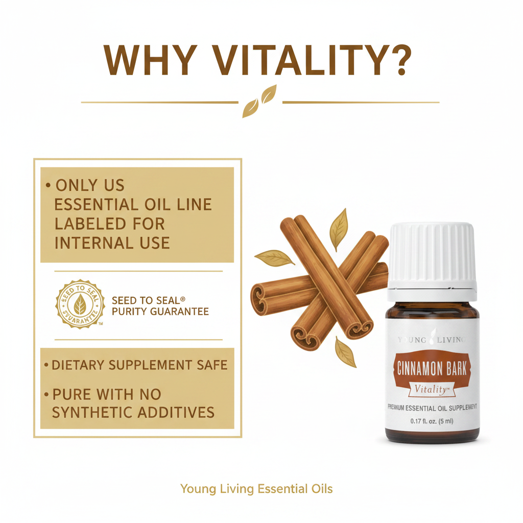 young living Cinnamon Bark Vitality Essential Oil Supplement 5ml