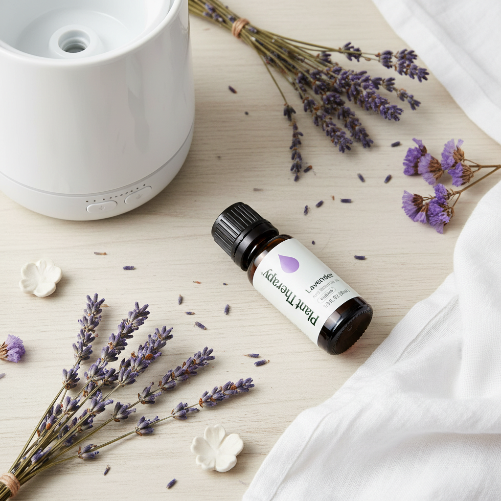 Plant Therapy Lavender Pure Essential Oil KidSafe Calming & Relaxing 1/3 FL OZ (10 mL)