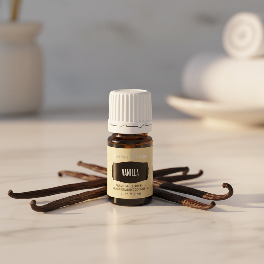 Young Living Vanilla Premium Oleoresin in Fractionated Coconut Oil 5ml (0.17 fl oz) — Seed to Seal Certified