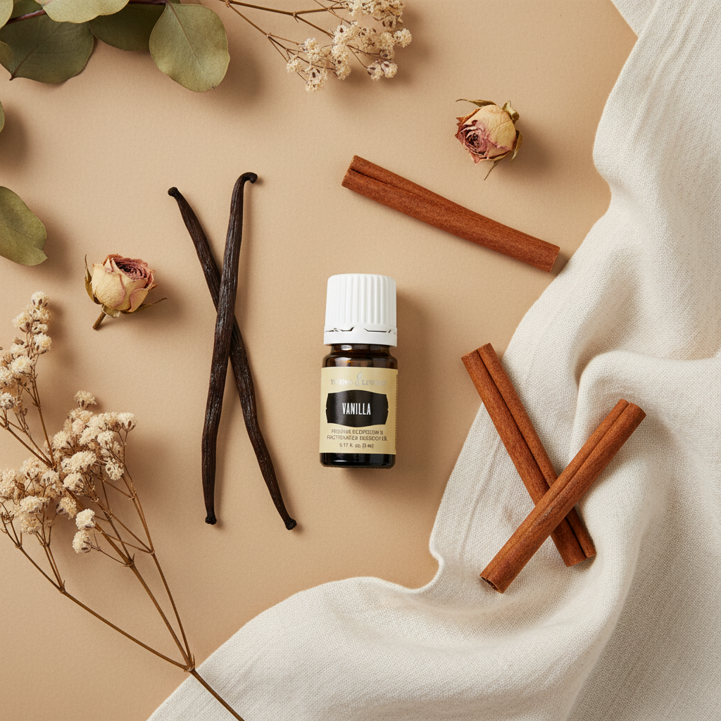 Young Living Vanilla Premium Oleoresin in Fractionated Coconut Oil 5ml (0.17 fl oz) — Seed to Seal Certified