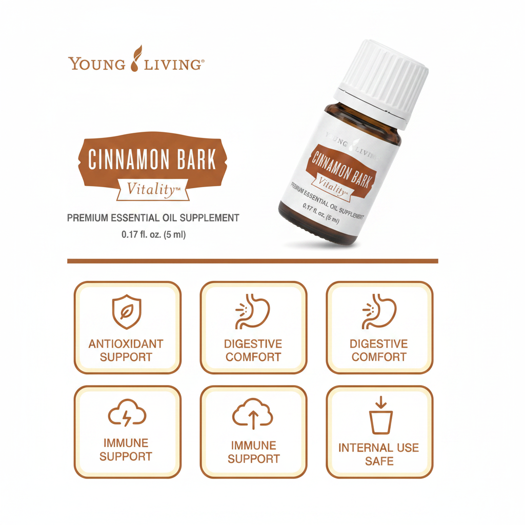 young living Cinnamon Bark Vitality Essential Oil Supplement 5ml