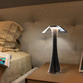 Crystal LED Desk Lamp — Touch Dimming & USB Charging