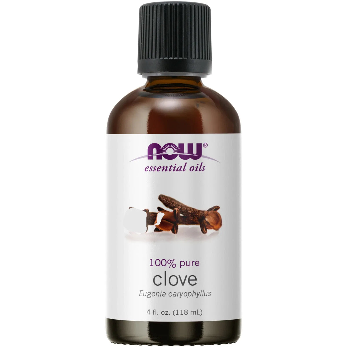 NOW Essential Oils 100% Pure Clove Oil 4 fl oz. (118ml)