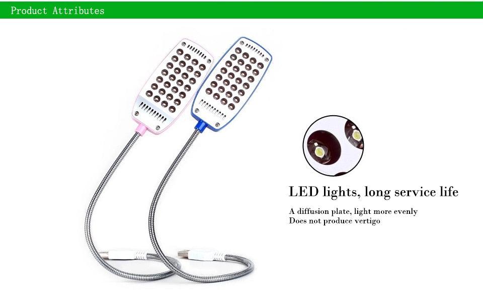 Flexible USB LED Reading Lamp