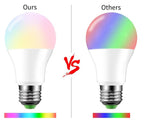 Smart For Home LED Light Bulb E27 E14 GU10 B22 220V 110V  Spot Magic Changeable Lamp Lampada+IR Control Decoration RGB White  Compatible with Alexa Google Home, RGBCW Smart GU10 Bulb, WiFi Smart LED Spot Light Bulb Indoor Decoration