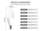 Smart For Home LED Light Bulb E27 E14 GU10 B22 220V 110V  Spot Magic Changeable Lamp Lampada+IR Control Decoration RGB White  Compatible with Alexa Google Home, RGBCW Smart GU10 Bulb, WiFi Smart LED Spot Light Bulb Indoor Decoration