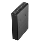 Gun Safe, Slider Handgun Gun Safe with Fingerprint/Password/Key, 3-Way Quick Access Firearm Case Box with Lighting for 1 Pistol & Magazine, Mounted Pistol Gun Box for Nightstand Bedside Desk Car