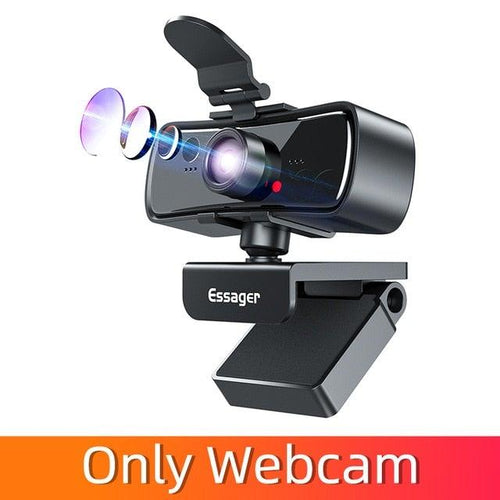 2K HD Webcam — Autofocus with Microphone