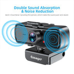 Webcam 2K Full HD Web Camera For PC Computer Laptop USB Web Cam With Microphone Autofocus WebCamera Conferencing and Video Calling